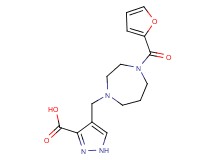 4-{[4-(2-furoyl)-1,4-diazepan-1-yl]methyl}-1H-pyrazole-3-carboxylic acid