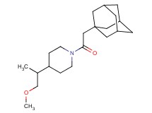 1-(1-adamantylacetyl)-4-(2-methoxy-1-methylethyl)piperidine