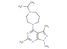 4-(4-isopropyl-1,4-diazepan-1-yl)-1,3,6-trimethyl-1H-pyrazolo[3,4-d]pyrimidine