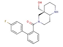 [(4aS*,8aR*)-6-[(4'-fluoro-2-biphenylyl)carbonyl]octahydro-1,6-naphthyridin-4a(2H)-yl]methanol