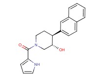 (3S*,4S*)-4-(2-naphthyl)-1-(1H-pyrrol-2-ylcarbonyl)piperidin-3-ol