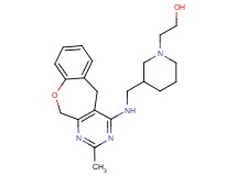 2-(3-{[(2-methyl-5,11-dihydro[1]benzoxepino[3,4-d]pyrimidin-4-yl)amino]methyl}piperidin-1-yl)ethanol