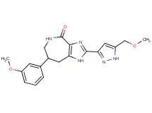 2-[5-(methoxymethyl)-1H-pyrazol-3-yl]-7-(3-methoxyphenyl)-5,6,7,8-tetrahydroimidazo[4,5-c]azepin-4(1H)-one