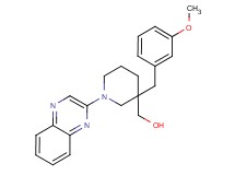 [3-(3-methoxybenzyl)-1-quinoxalin-2-ylpiperidin-3-yl]methanol