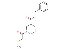 1-{1-[(methylthio)acetyl]-3-piperidinyl}-3-phenyl-1-propanone