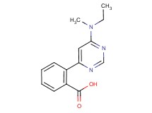 2-{6-[ethyl(methyl)amino]pyrimidin-4-yl}benzoic acid