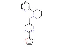 2-(2-furyl)-5-[(2-pyridin-2-ylpiperidin-1-yl)methyl]pyrimidine