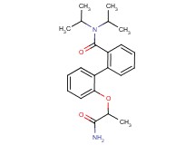 2'-(2-amino-1-methyl-2-oxoethoxy)-N,N-diisopropylbiphenyl-2-carboxamide