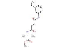 methyl 2-({4-[(3-ethylphenyl)amino]-4-oxobutanoyl}amino)-2-methylpropanoate