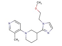 4-{3-[1-(2-methoxyethyl)-1H-imidazol-2-yl]piperidin-1-yl}-3-methylpyridine