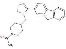 1-acetyl-4-{[2-(9H-fluoren-2-yl)-1H-imidazol-1-yl]methyl}piperidine