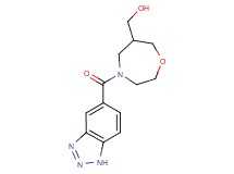 [4-(1H-1,2,3-benzotriazol-5-ylcarbonyl)-1,4-oxazepan-6-yl]methanol