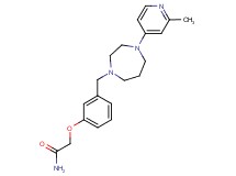 2-(3-{[4-(2-methyl-4-pyridinyl)-1,4-diazepan-1-yl]methyl}phenoxy)acetamide