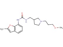 N-{[1-(3-methoxypropyl)pyrrolidin-3-yl]methyl}-N'-(2-methyl-1-benzofuran-7-yl)urea