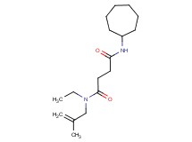 N'-cycloheptyl-N-ethyl-N-(2-methylprop-2-en-1-yl)succinamide