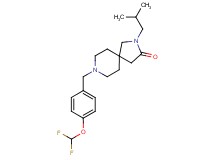8-[4-(difluoromethoxy)benzyl]-2-isobutyl-2,8-diazaspiro[4.5]decan-3-one