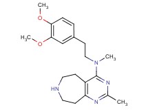 N-[2-(3,4-dimethoxyphenyl)ethyl]-N,2-dimethyl-6,7,8,9-tetrahydro-5H-pyrimido[4,5-d]azepin-4-amine dihydrochloride