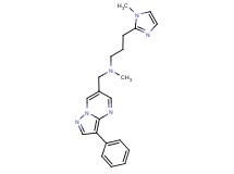 N-methyl-3-(1-methyl-1H-imidazol-2-yl)-N-[(3-phenylpyrazolo[1,5-a]pyrimidin-6-yl)methyl]propan-1-amine