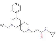 N-cyclopropyl-3-(2-ethyl-4-phenyl-2,9-diazaspiro[5.5]undec-9-yl)propanamide