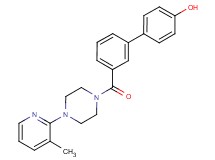 3'-{[4-(3-methylpyridin-2-yl)piperazin-1-yl]carbonyl}biphenyl-4-ol