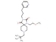 8-(2,2-dimethylpropyl)-1-(2-methoxyethyl)-3-[3-(3-pyridinyl)propyl]-1,3,8-triazaspiro[4.5]decane-2,4-dione