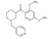 (2,4-dimethoxyphenyl)[1-(4-pyridinylmethyl)-3-piperidinyl]methanone