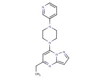5-ethyl-7-[4-(3-pyridinyl)-1-piperazinyl]pyrazolo[1,5-a]pyrimidine