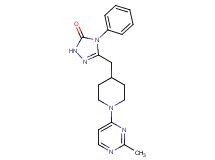 5-{[1-(2-methylpyrimidin-4-yl)piperidin-4-yl]methyl}-4-phenyl-2,4-dihydro-3H-1,2,4-triazol-3-one