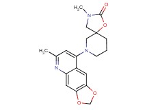 3-methyl-7-(6-methyl[1,3]dioxolo[4,5-g]quinolin-8-yl)-1-oxa-3,7-diazaspiro[4.5]decan-2-one