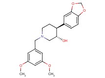 (3S*,4S*)-4-(1,3-benzodioxol-5-yl)-1-(3,5-dimethoxybenzyl)piperidin-3-ol