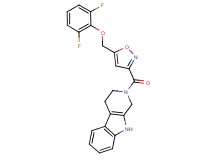 2-({5-[(2,6-difluorophenoxy)methyl]-3-isoxazolyl}carbonyl)-2,3,4,9-tetrahydro-1H-beta-carboline