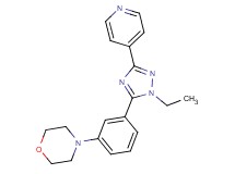 4-[3-(1-ethyl-3-pyridin-4-yl-1H-1,2,4-triazol-5-yl)phenyl]morpholine