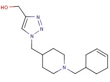 (1-{[1-(3-cyclohexen-1-ylmethyl)-4-piperidinyl]methyl}-1H-1,2,3-triazol-4-yl)methanol