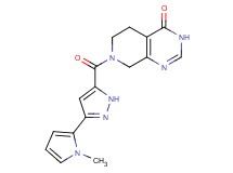 7-{[3-(1-methyl-1H-pyrrol-2-yl)-1H-pyrazol-5-yl]carbonyl}-5,6,7,8-tetrahydropyrido[3,4-d]pyrimidin-4(3H)-one