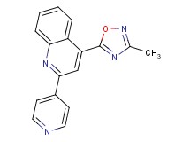 4-(3-methyl-1,2,4-oxadiazol-5-yl)-2-(4-pyridinyl)quinoline