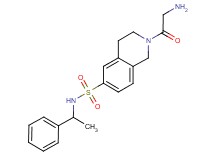 2-glycyl-N-(1-phenylethyl)-1,2,3,4-tetrahydroisoquinoline-6-sulfonamide