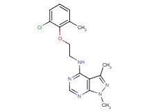 N-[2-(2-chloro-6-methylphenoxy)ethyl]-1,3-dimethyl-1H-pyrazolo[3,4-d]pyrimidin-4-amine