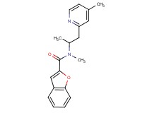 N-methyl-N-[1-methyl-2-(4-methylpyridin-2-yl)ethyl]-1-benzofuran-2-carboxamide