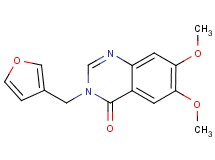 3-(3-furylmethyl)-6,7-dimethoxyquinazolin-4(3H)-one