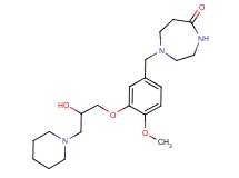 1-[3-(2-hydroxy-3-piperidin-1-ylpropoxy)-4-methoxybenzyl]-1,4-diazepan-5-one