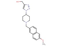 (1-{1-[(6-methoxy-2-naphthyl)methyl]-4-piperidinyl}-1H-1,2,3-triazol-4-yl)methanol trifluoroacetate (salt)