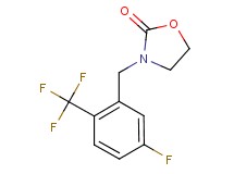 3-[5-fluoro-2-(trifluoromethyl)benzyl]-1,3-oxazolidin-2-one