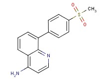 8-[4-(methylsulfonyl)phenyl]quinolin-4-amine