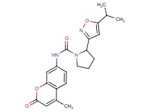 2-(5-isopropylisoxazol-3-yl)-N-(4-methyl-2-oxo-2H-chromen-7-yl)pyrrolidine-1-carboxamide