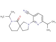 6-isopropyl-2-(7-isopropyl-6-oxo-2,7-diazaspiro[4.5]dec-2-yl)nicotinonitrile