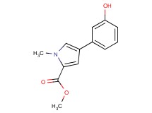 methyl 4-(3-hydroxyphenyl)-1-methyl-1H-pyrrole-2-carboxylate