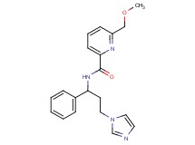 N-[3-(1H-imidazol-1-yl)-1-phenylpropyl]-6-(methoxymethyl)pyridine-2-carboxamide