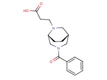 3-[(1R*,5R*)-3-benzoyl-3,6-diazabicyclo[3.2.2]non-6-yl]propanoic acid