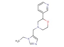 4-[(1-ethyl-1H-imidazol-5-yl)methyl]-2-pyridin-3-ylmorpholine