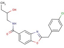 2-(4-chlorobenzyl)-N-(2-hydroxybutyl)-1,3-benzoxazole-5-carboxamide